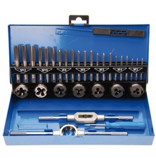 COFFRET TARAUDS-FILIERES BGS TECHNIC 3 à 12 mm ACIER A OUTILS GCr15