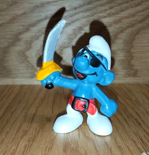 Figurine schtroumpf pirate - figurine,