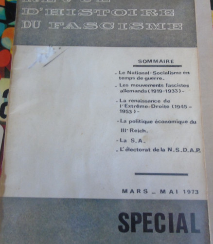 Revue histoire fascisme - d'histoire, du