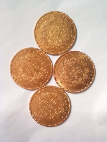 Francs napoléon tête - 10,