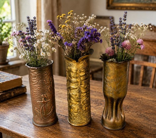 Lot vases en - 3,