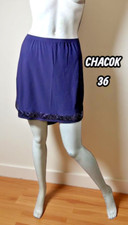 Chacok Taille 36  très jolie jupe courte violette modèle Noailles skirt