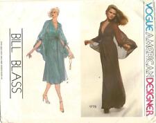 Patron De Couture VOGUE Années 1970 Robe B36 (1859) Par Bill Blass