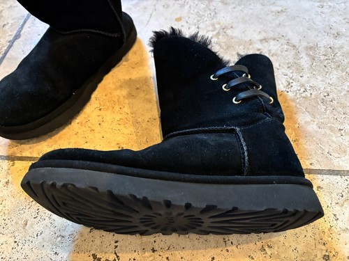 Ugg suade black - suade, boots