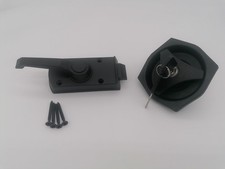 Serrure Noire hexagonale à