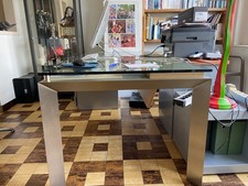 bureau design, plateau en bois