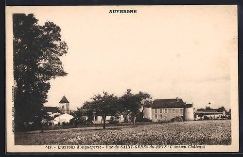 Cpa saint genès - saint-genès-du-retz,, vue