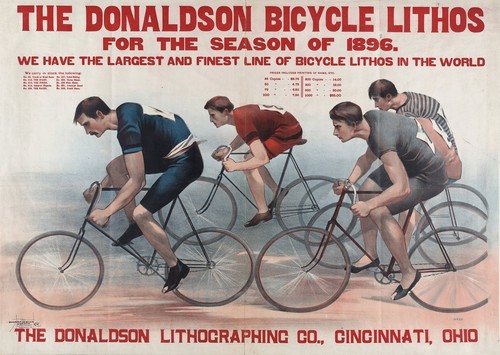 Affiche course vélo - affiche,