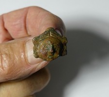 Objet gallo romain . Tête de clou ou applique 