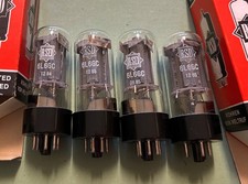 RSD 6L6GC perfect tubes quad NOS, NIB