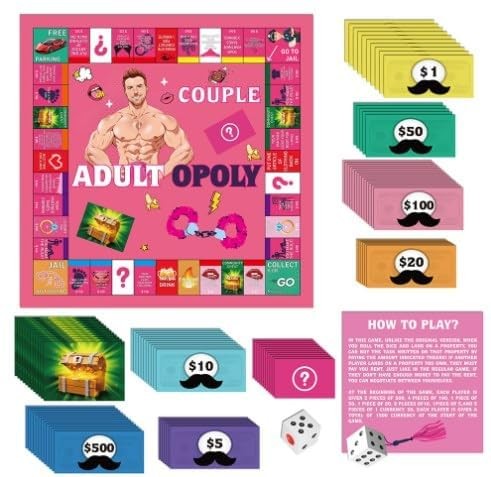 Adultopoly jeu société - adultopoly,