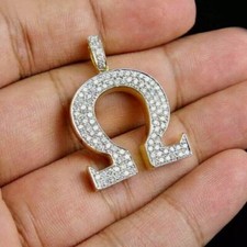 Pendentif massif 2 ct taille