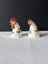 Sel et poivre coq - Faïence