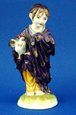 Figurine en porcelaine jeune