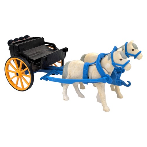 Playmobil chariot marron deux