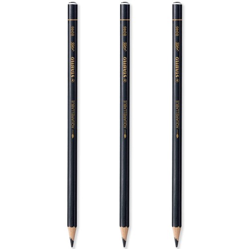 Crayon effet aquarelle noir - effet,