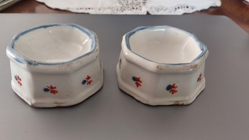 Paire salerons faience sud - paire,