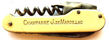 COUTEAU CANIF - CHAMPAGNE EPERNAY CHAMPAGNE J. DE MARCILLAC 9 cm ferme