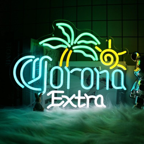 Enseigne néon led corona - enseigne,