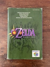 The legend of zelda Majora's Mask Nintendo 64 N64 Notice Original