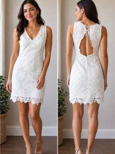 Aqua white floral lace - aqua,