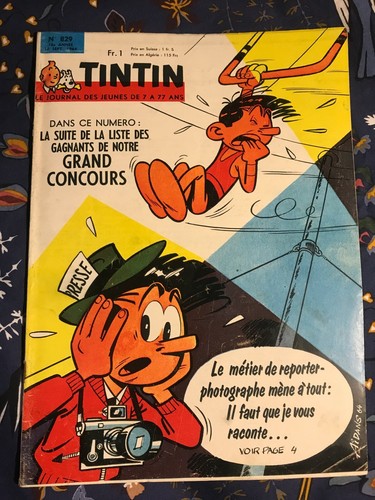 Journal tintin 829 france - tintin,