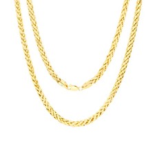14K or Jaune 4mm Franco Blé