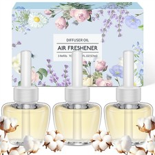 Diffuseur Électrique de Parfum Recharges Convient pour Air Wick/Glade - Coton...