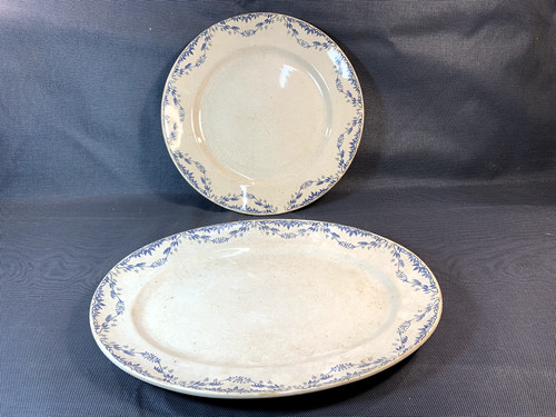 Lot anciens grands plats de - anciens,
