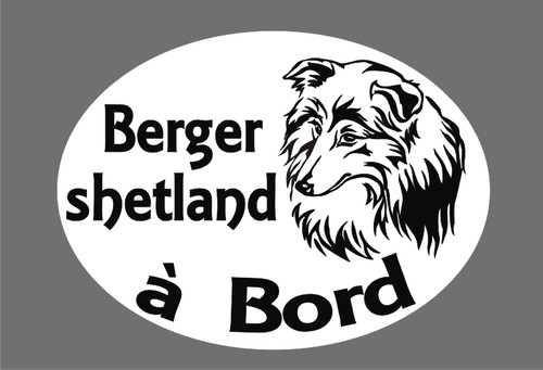 Sticker berger shetland - *,