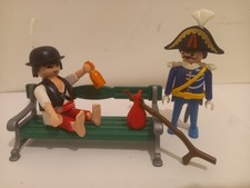 Playmobil 5508 gendarme français vagabond baluchon belle époque 1900 série rose
