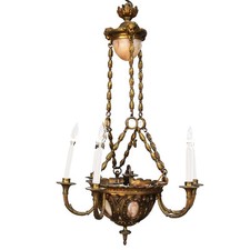Lustre en bronze doré