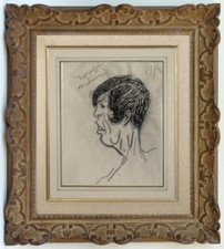 GEORGES GOURSAT dit SEM (1863-1934) DESSIN PORTRAIT DE MADAME POLIGNAC (131)