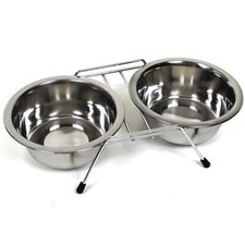 .- Lot de 2 Gamelles en INOX