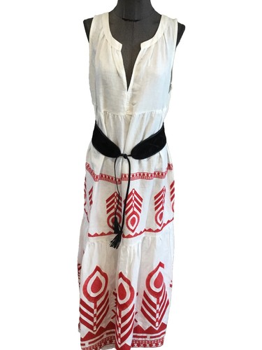 Superbe robe longue lin blanc - longue,