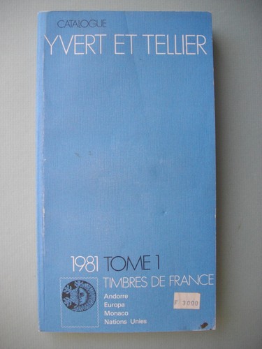 Ancien catalogue cotation - , de