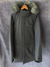 MANTEAU VESTE LONGUE CAPUCHE GRISE **COLUMBIA ** T L TTBE +++  ;-)
