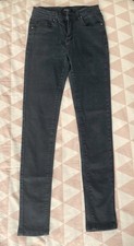 Pantalon / jean slim femme gris bleu Taille S (36)