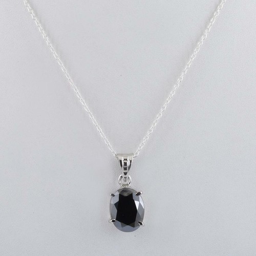 Pendentif solitaire argent - pendentif, en