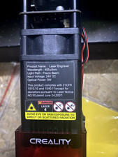 creality module laser 5w imprimante 3d ender 3 s1/s1 pro comme neuf.