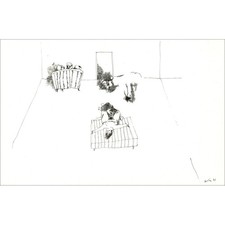 RUSTIN Jean - Dessin original