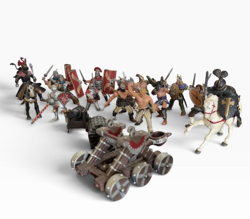 Vintage papo medieval - vintage,