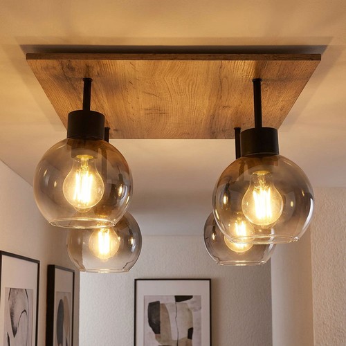 Plafonnier bois lampe de - lampe,