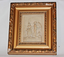 Tableau concrétion calcaire fontaine pétrifiante Auvergne