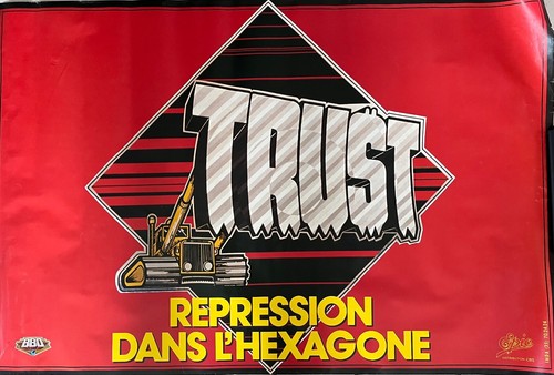 Trust affiche concert - concert, 1980