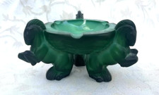HOFFMANN SCHLEVOGT HORSE MALACHITE ASHTRAY ASCHENBECHER CENDRIER CHEVAL ART DECO