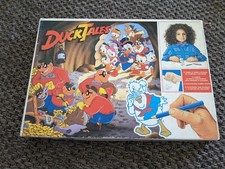 12 Tampons En Bois Et Caoutchouc - Disney - DuckTales - Vintage