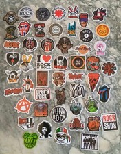 Lot de 50 stickers Rock/Metal.