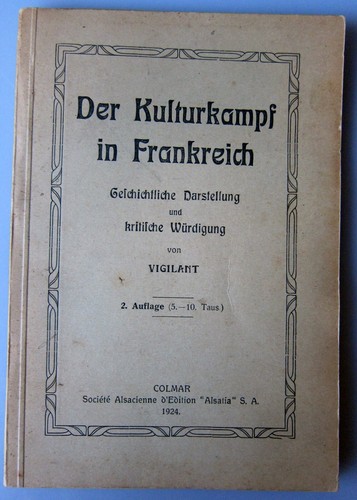 Alsace der kulturkampf in - alsace,