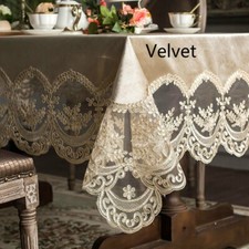 Europe dentelle nappe velours - dentelle,